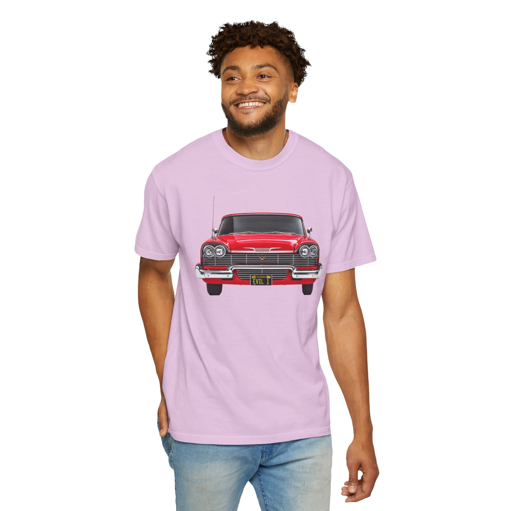 EVIL 1 – Red Classic Custom Car Front View T-Shirt