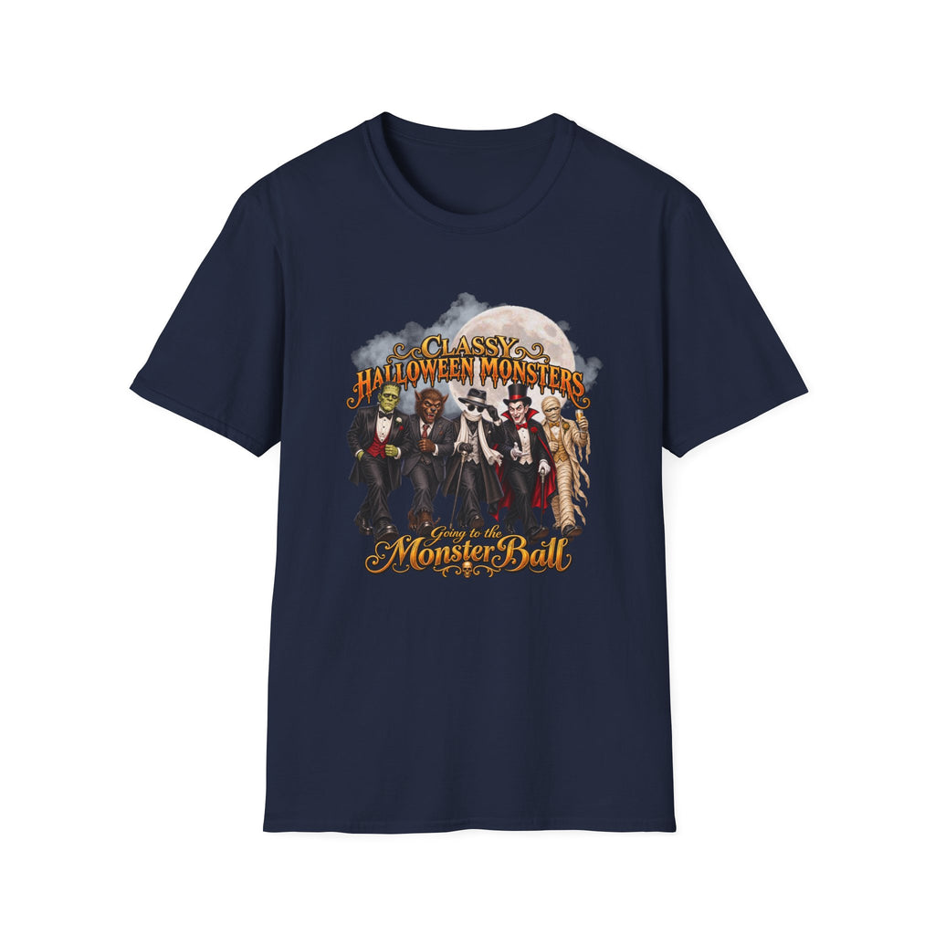Classy Halloween Monsters – Going to the Monster Ball Graphic Tee