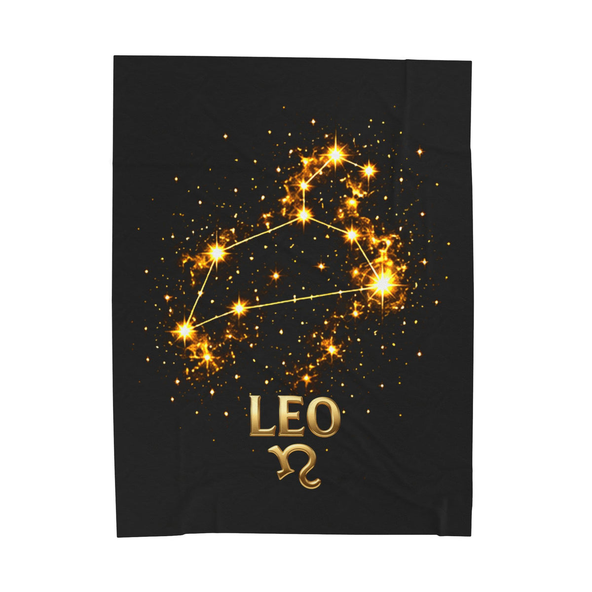 Leo Zodiac Constellation Blanket – Celestial Astrology Star Sign Throw