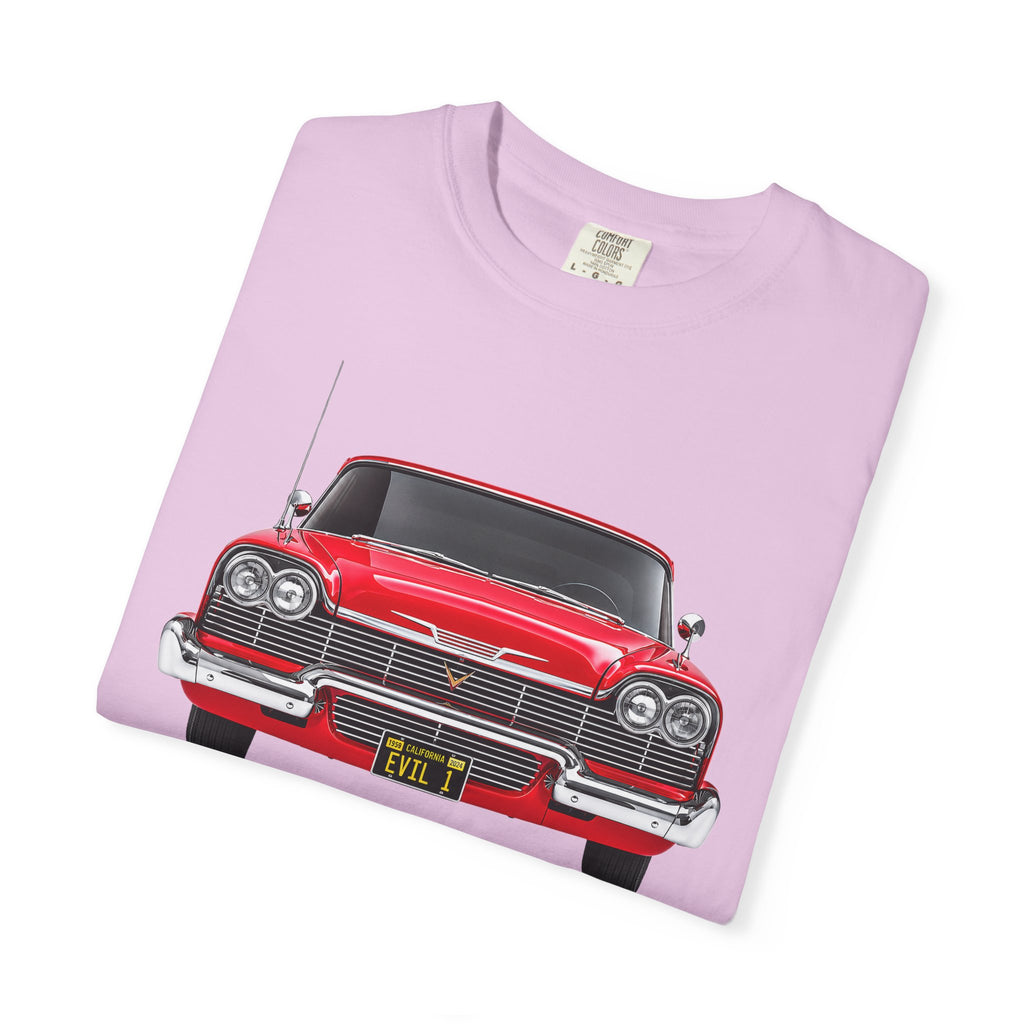 EVIL 1 – Red Classic Custom Car Front View T-Shirt