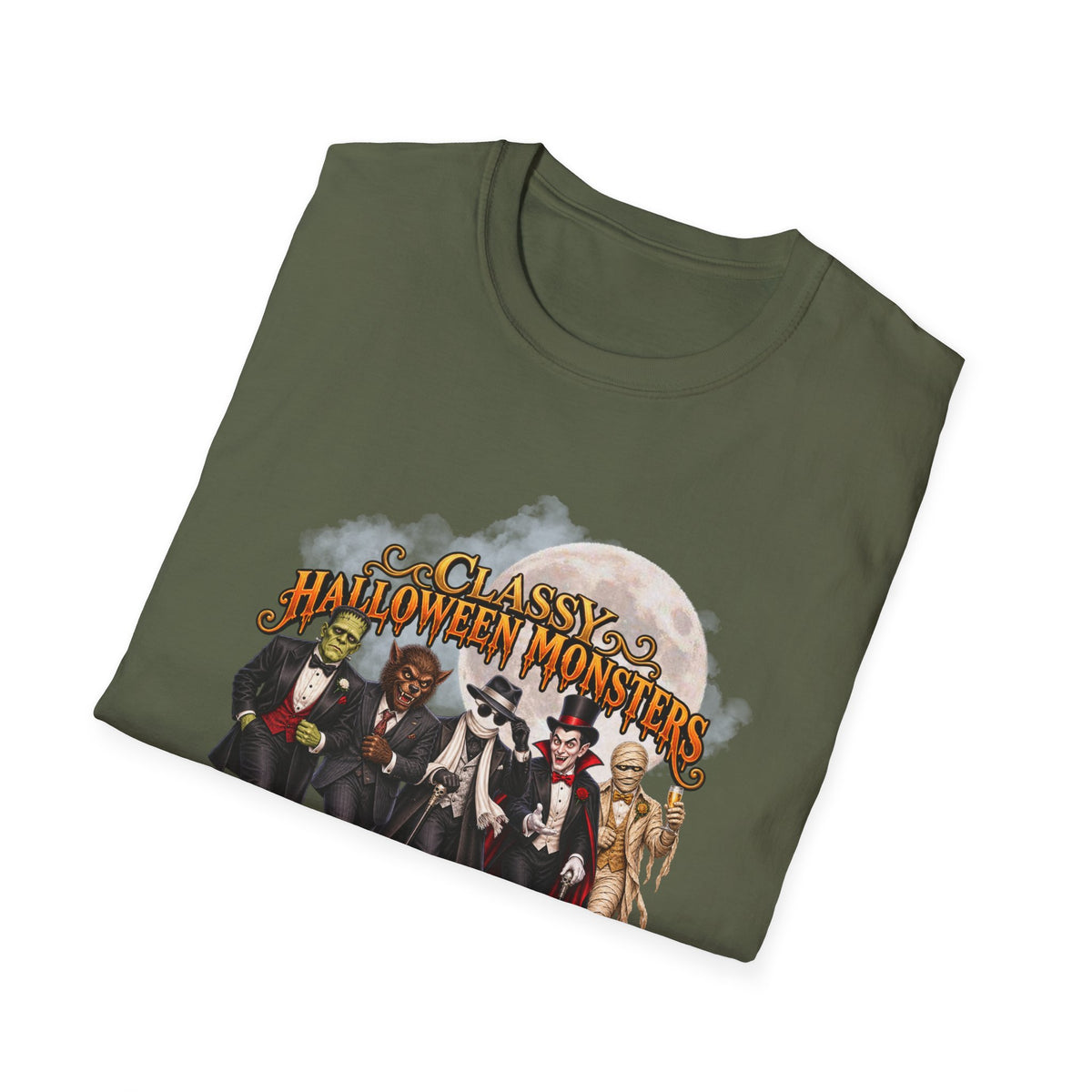 Classy Halloween Monsters – Going to the Monster Ball Graphic Tee