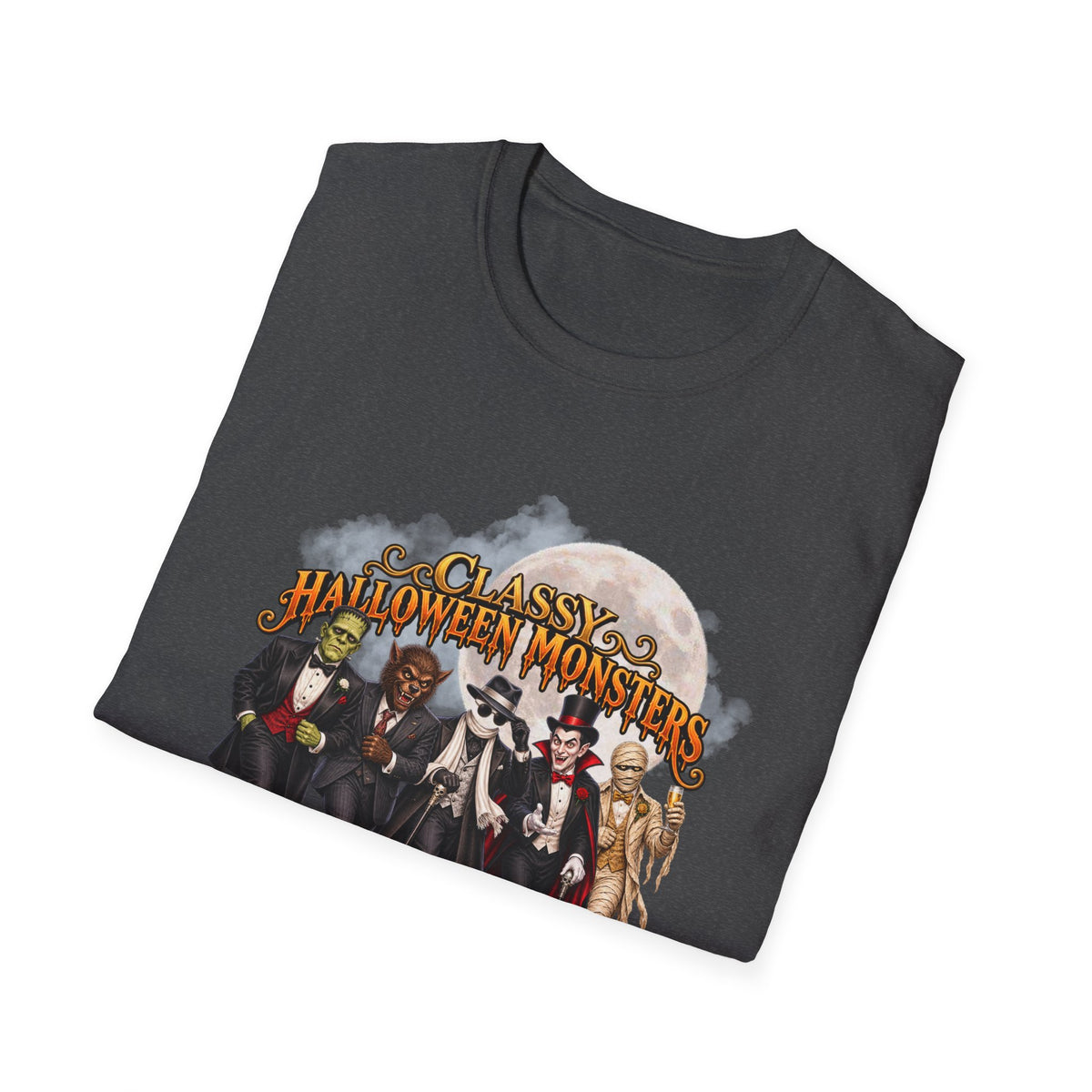 Classy Halloween Monsters – Going to the Monster Ball Graphic Tee