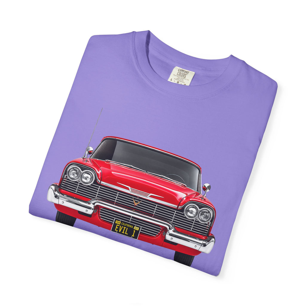 EVIL 1 – Red Classic Custom Car Front View T-Shirt