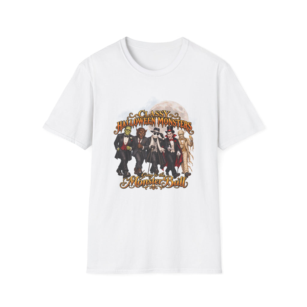 Classy Halloween Monsters – Going to the Monster Ball Graphic Tee