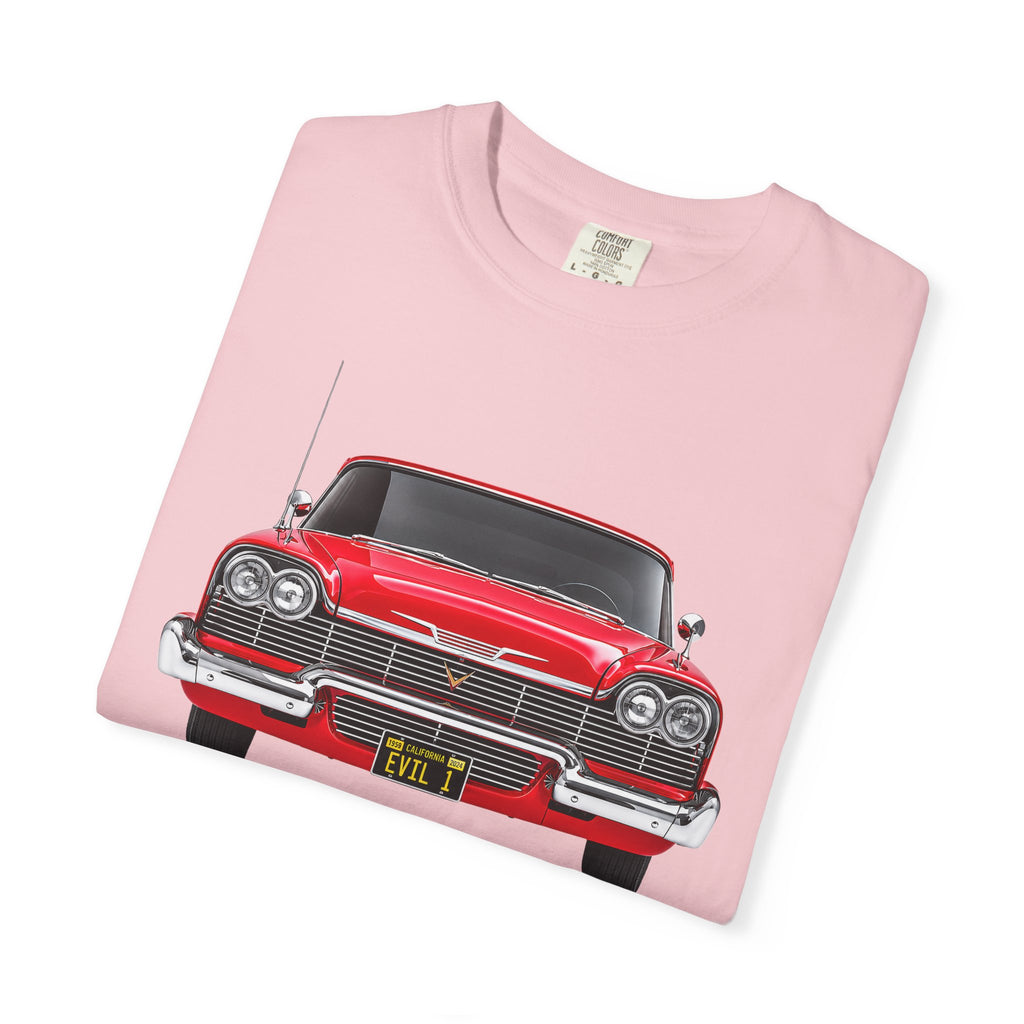 EVIL 1 – Red Classic Custom Car Front View T-Shirt