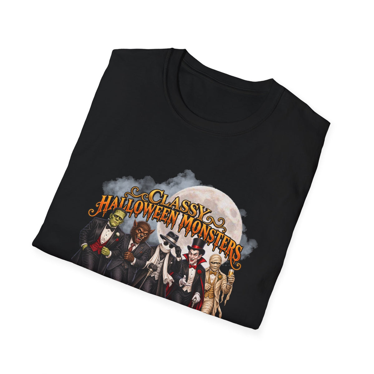 Classy Halloween Monsters – Going to the Monster Ball Graphic Tee