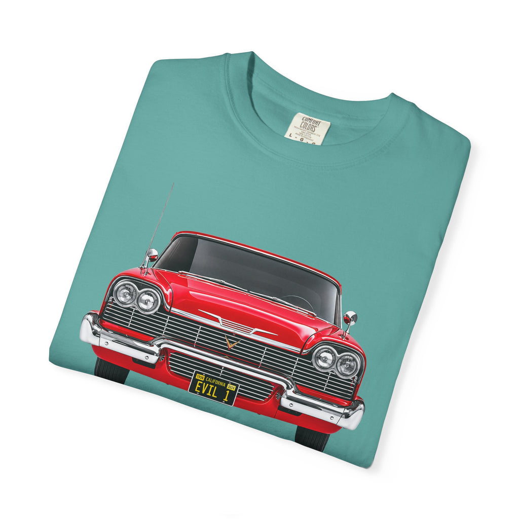 EVIL 1 – Red Classic Custom Car Front View T-Shirt