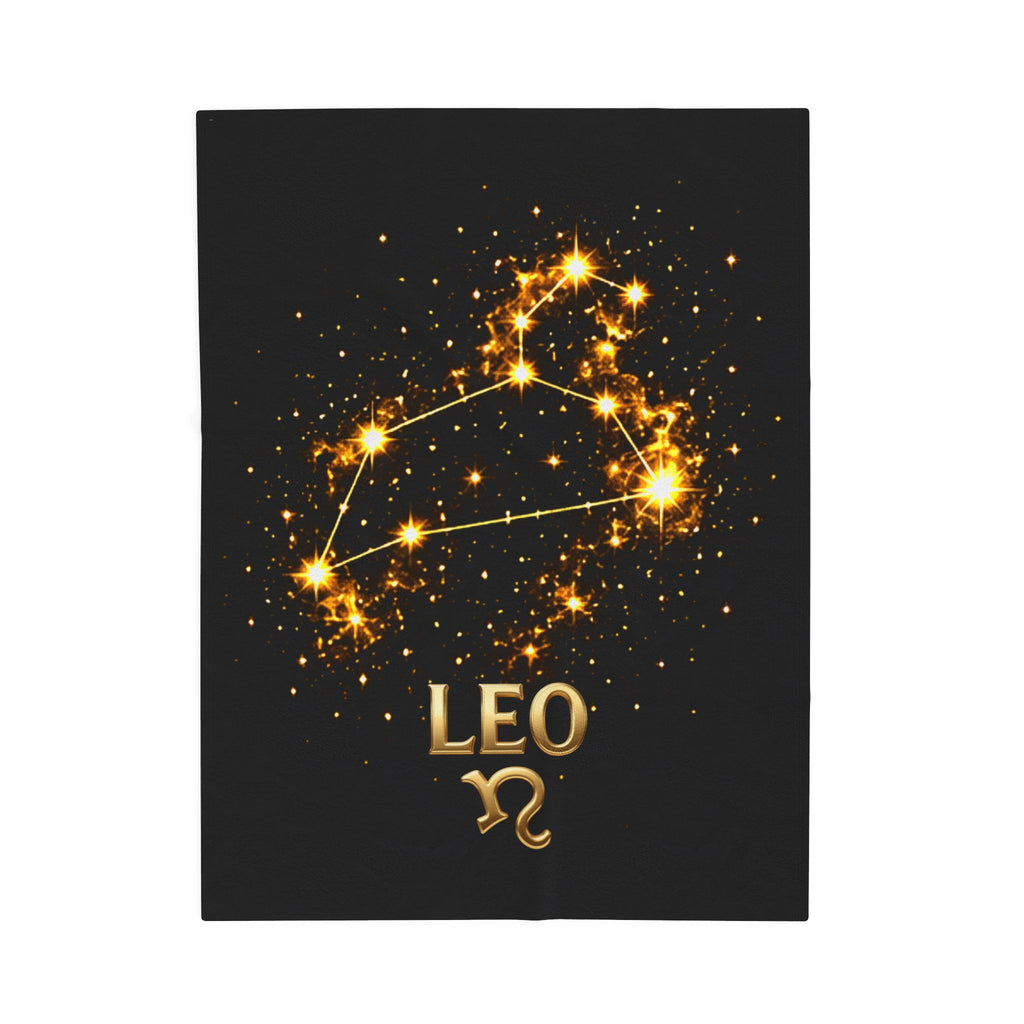 Leo Zodiac Constellation Blanket – Celestial Astrology Star Sign Throw