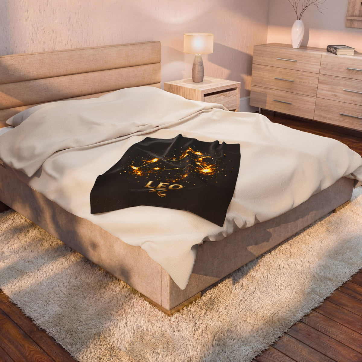 Leo Zodiac Constellation Blanket – Celestial Astrology Star Sign Throw