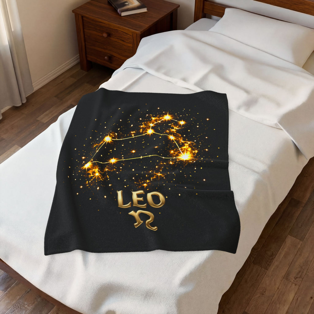 Leo Zodiac Constellation Blanket – Celestial Astrology Star Sign Throw