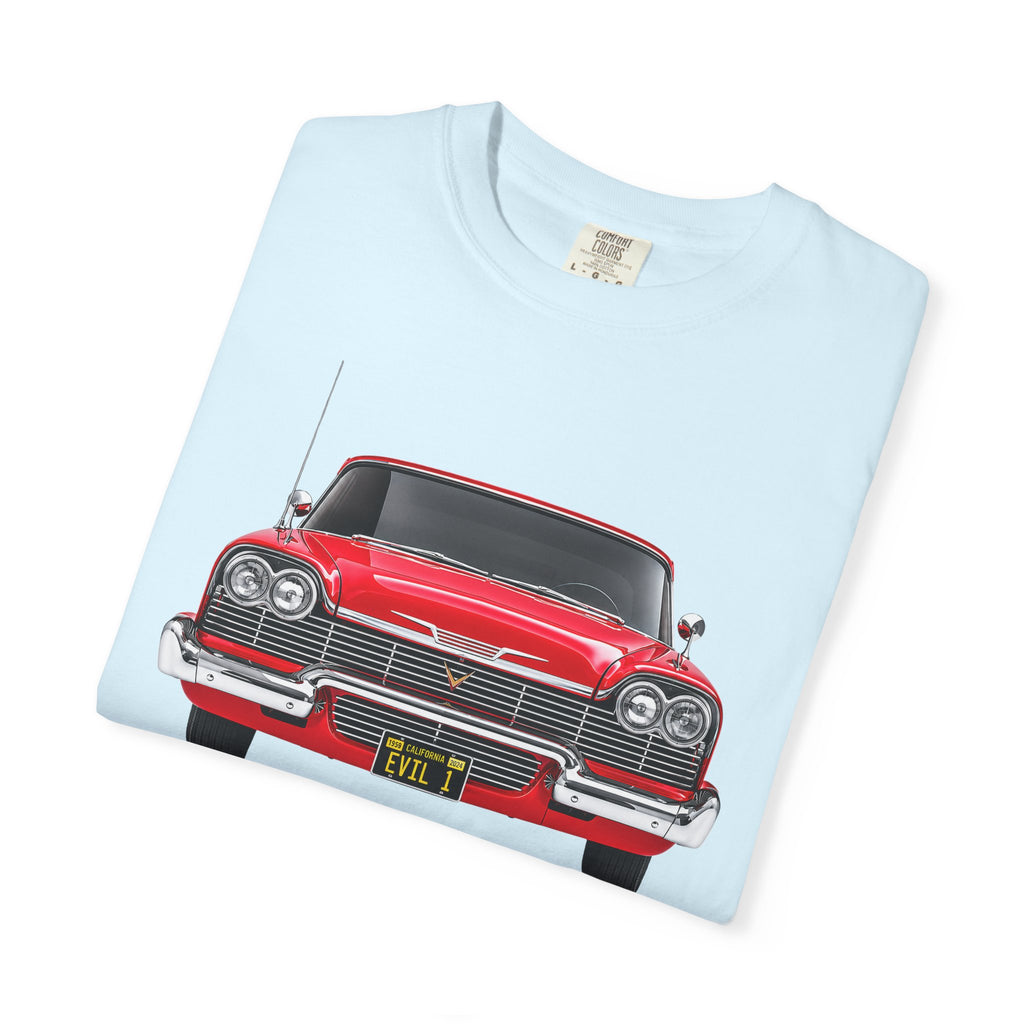 EVIL 1 – Red Classic Custom Car Front View T-Shirt