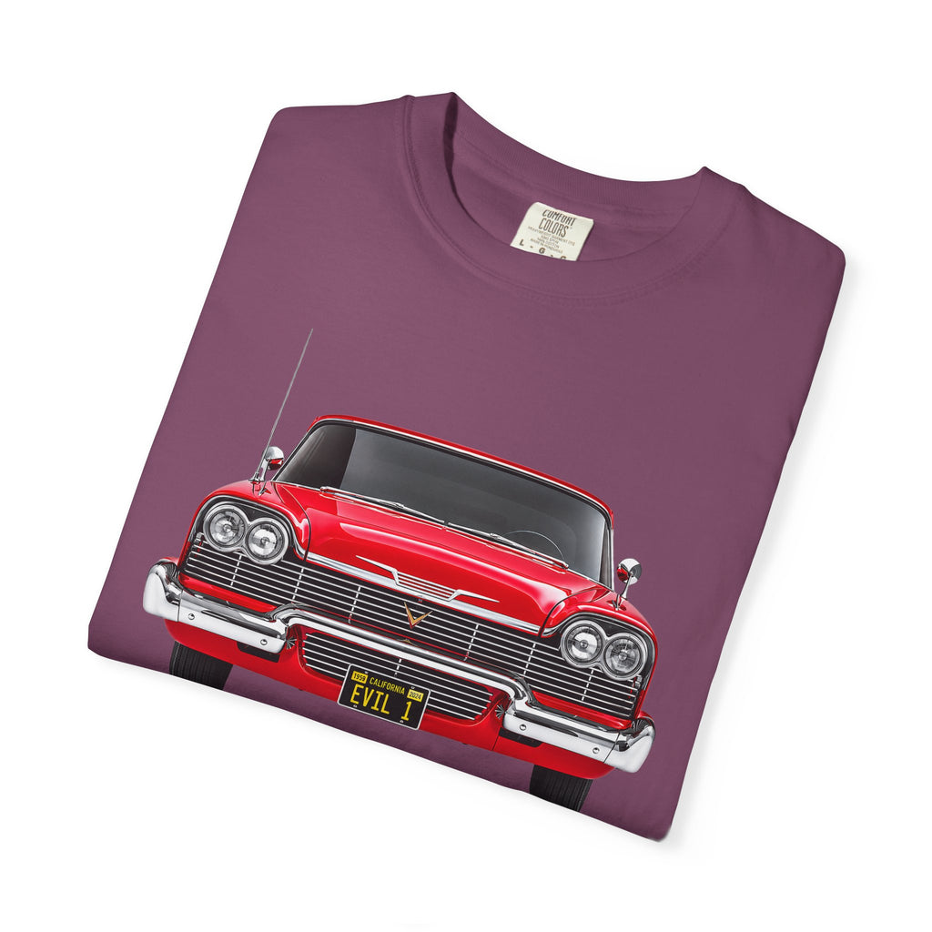 EVIL 1 – Red Classic Custom Car Front View T-Shirt