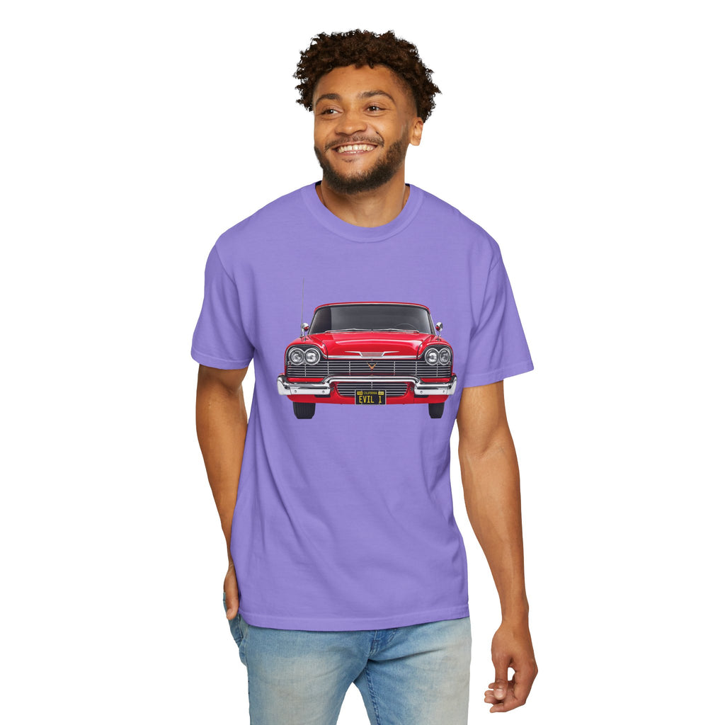 EVIL 1 – Red Classic Custom Car Front View T-Shirt
