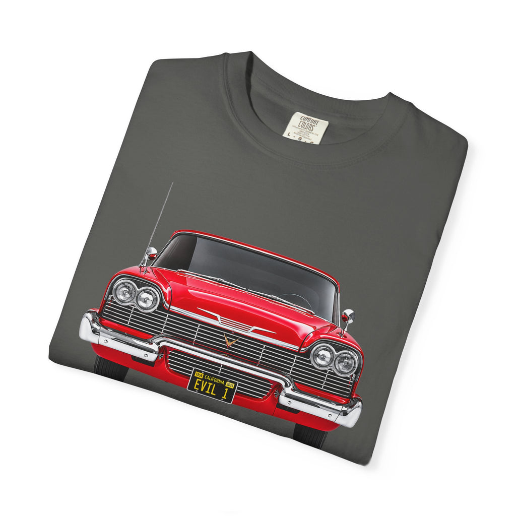 EVIL 1 – Red Classic Custom Car Front View T-Shirt