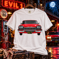 EVIL 1 – Red Classic Custom Car Front View T-Shirt