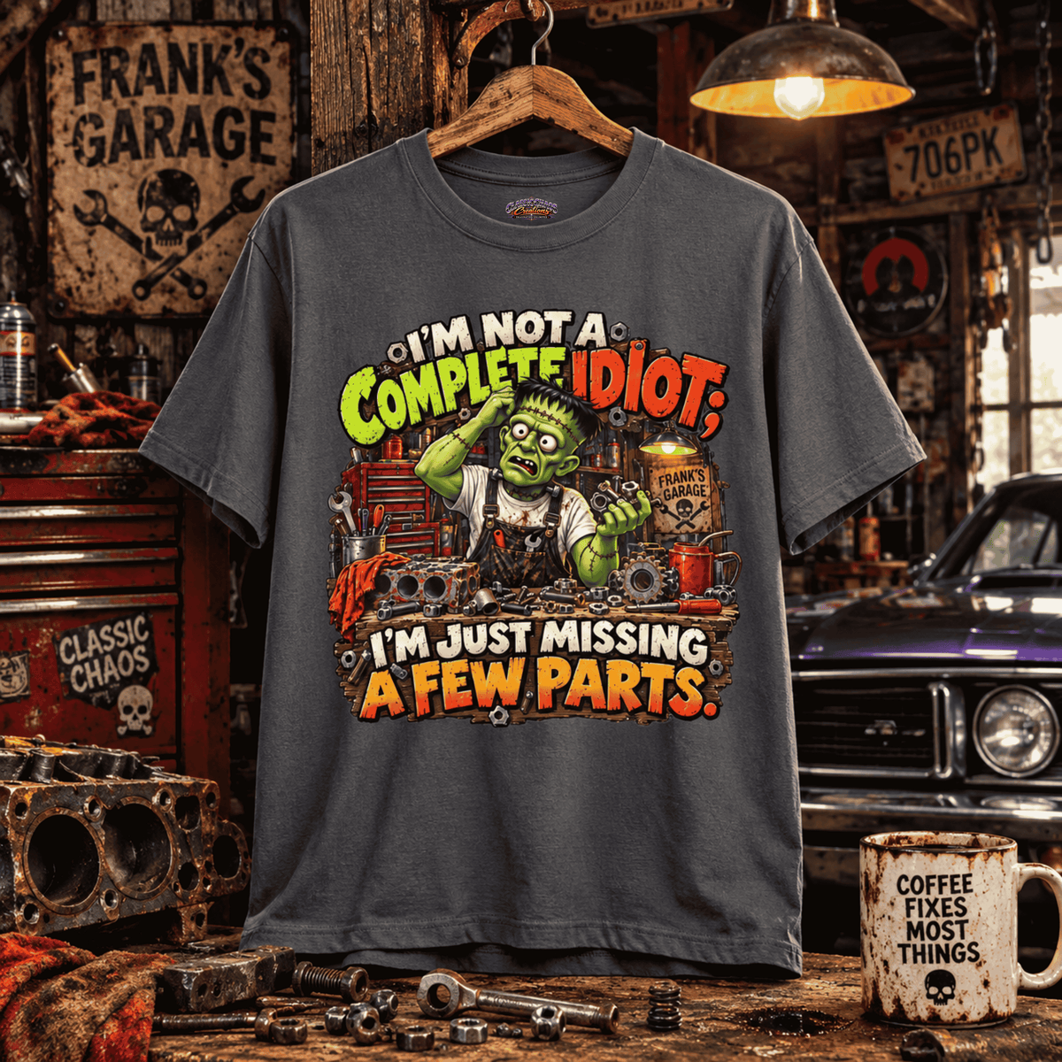 I'm Not a Complete Idiot – Missing a Few Parts | Funny Monster Mechanic Frank